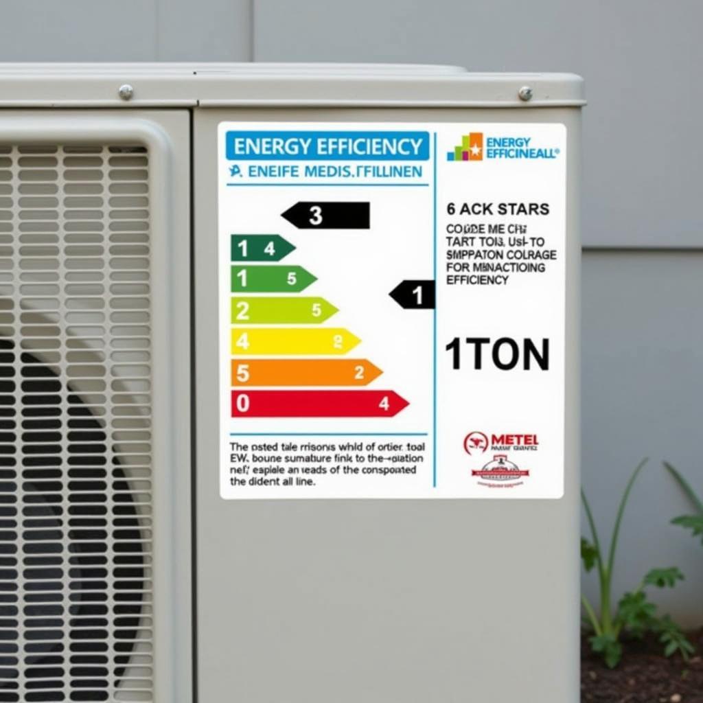 One Ton AC Energy Efficiency Label