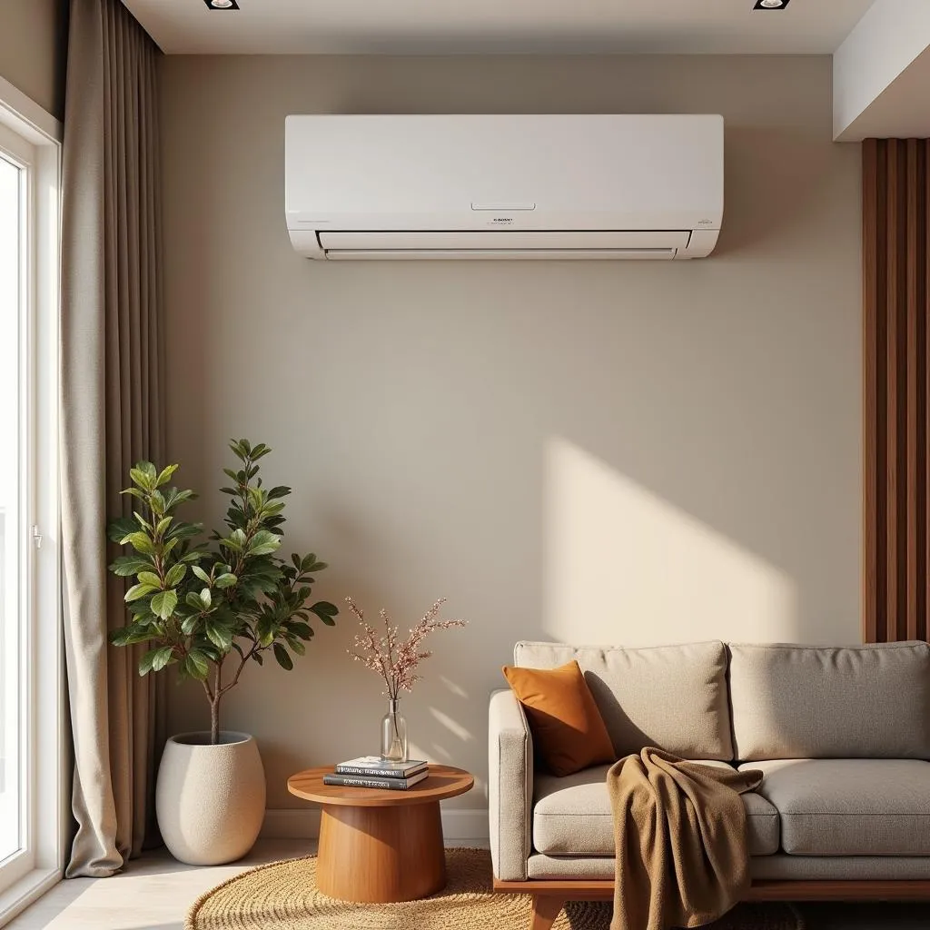 1 Ton Split AC Installed in Pakistan Living Room