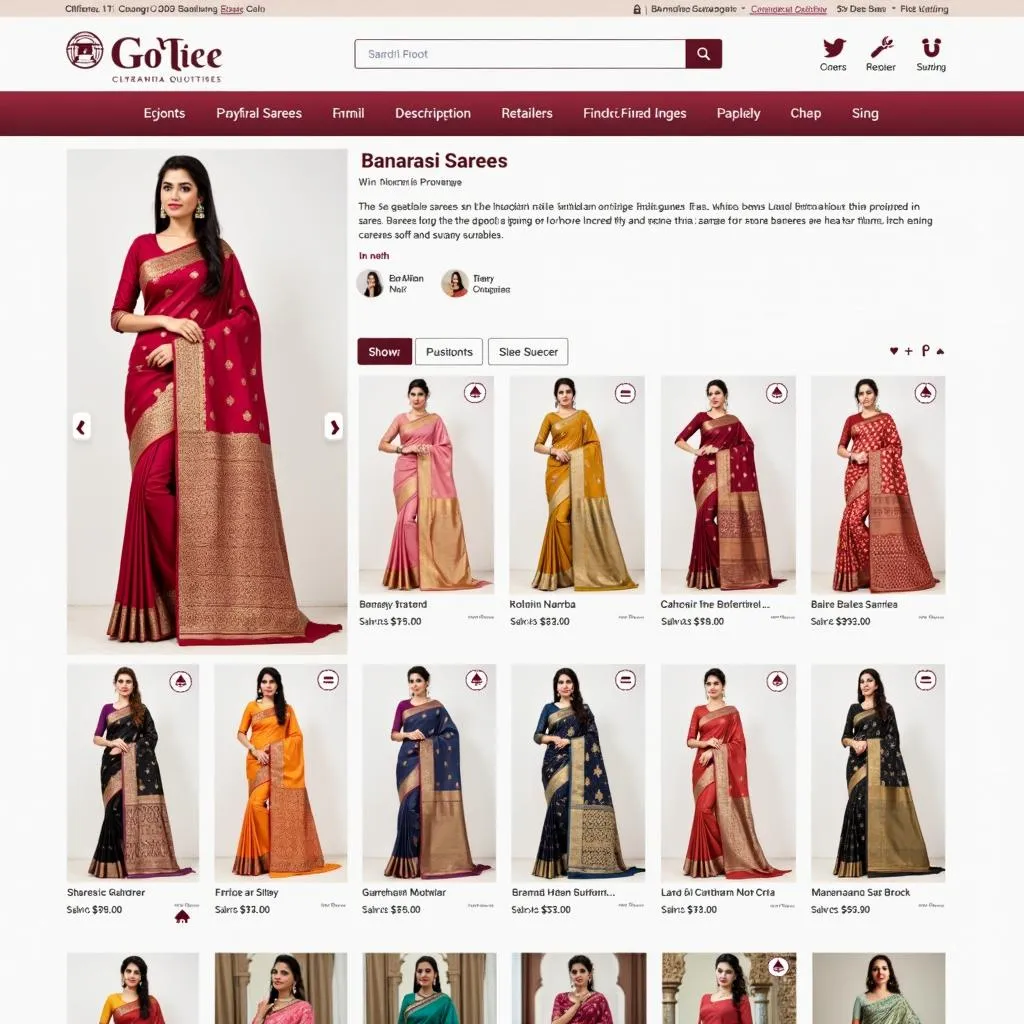 Online Banarasi Saree Shopping Pakistan