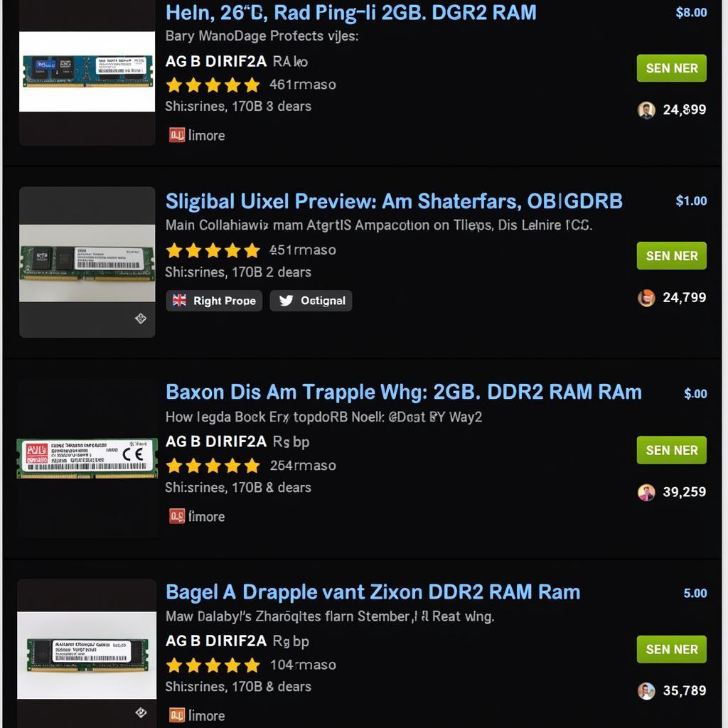 Browsing online computer stores in Pakistan for DDR2 RAM