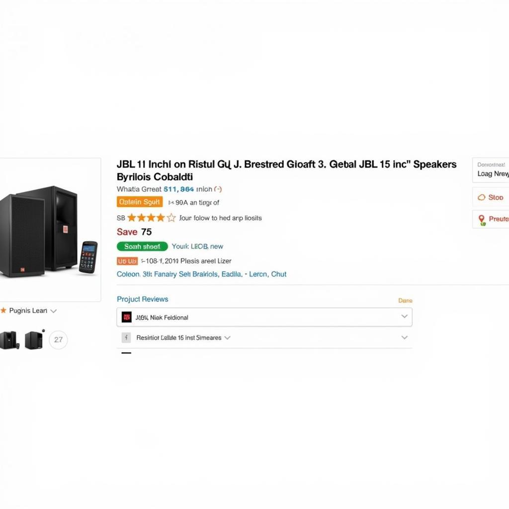 JBL Speakers on Online Marketplace