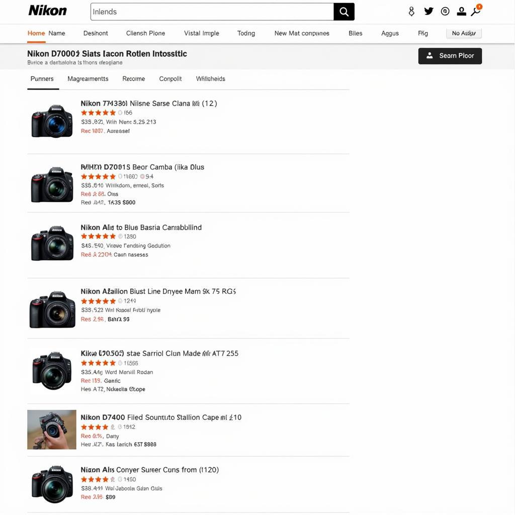 Searching for Nikon D7000 on a Pakistani Online Marketplace