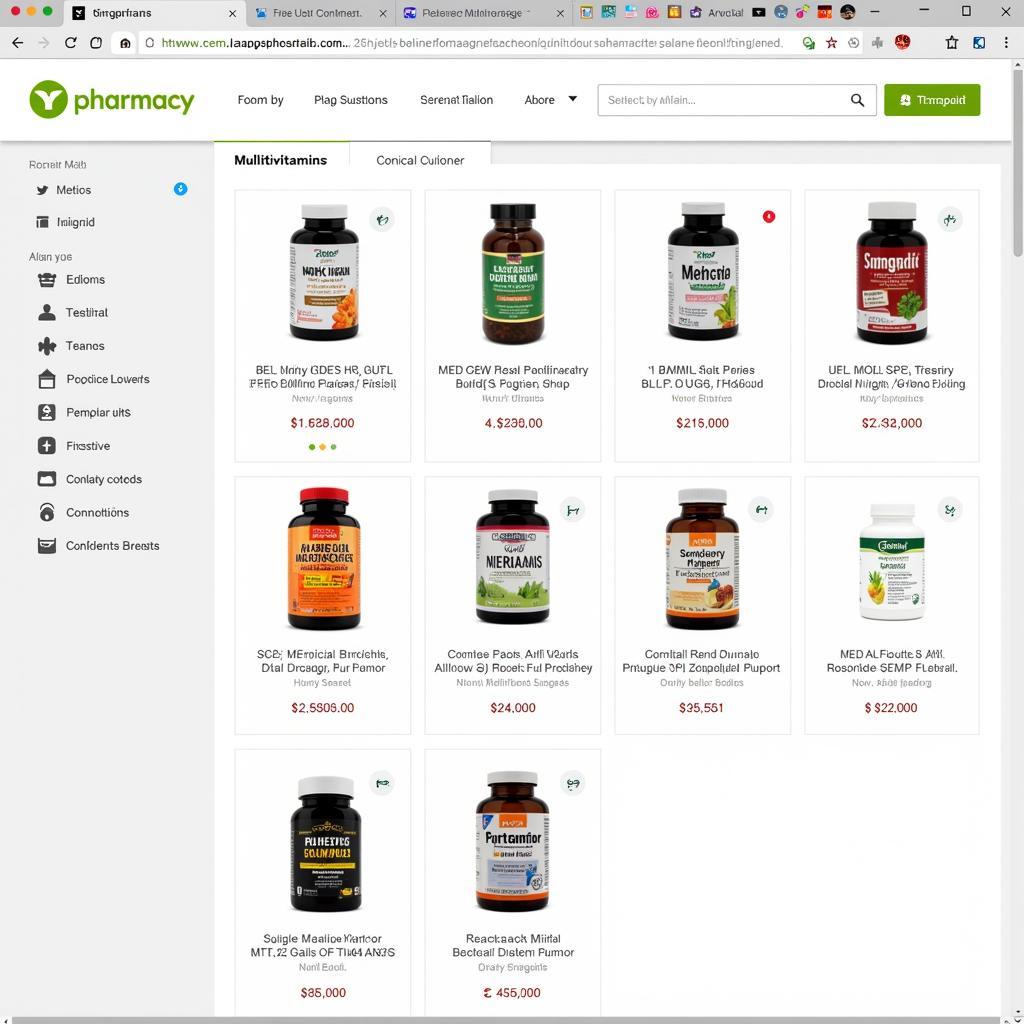 Online Pharmacy Website for Vitamins in Pakistan