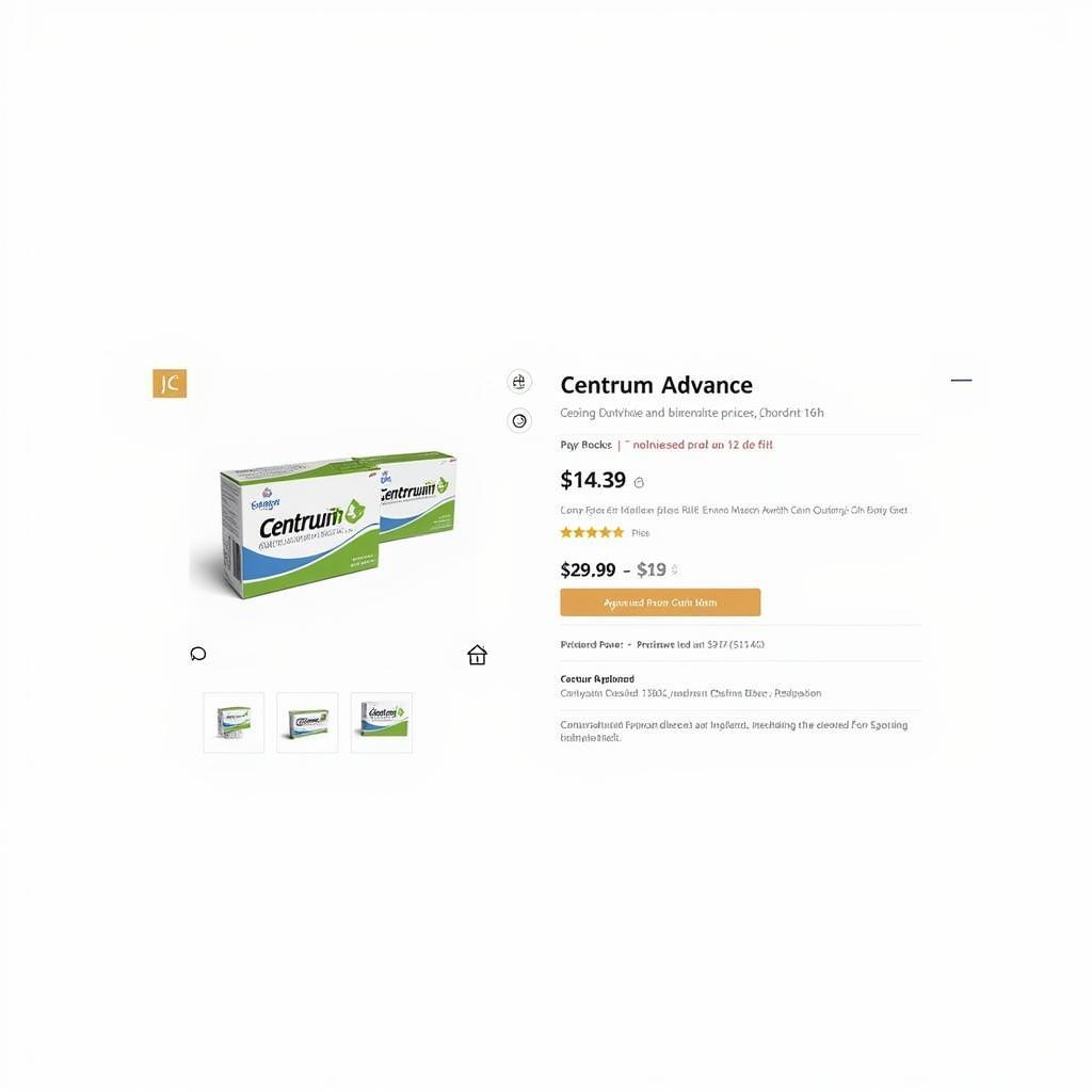 Online Purchase of Centrum Advance