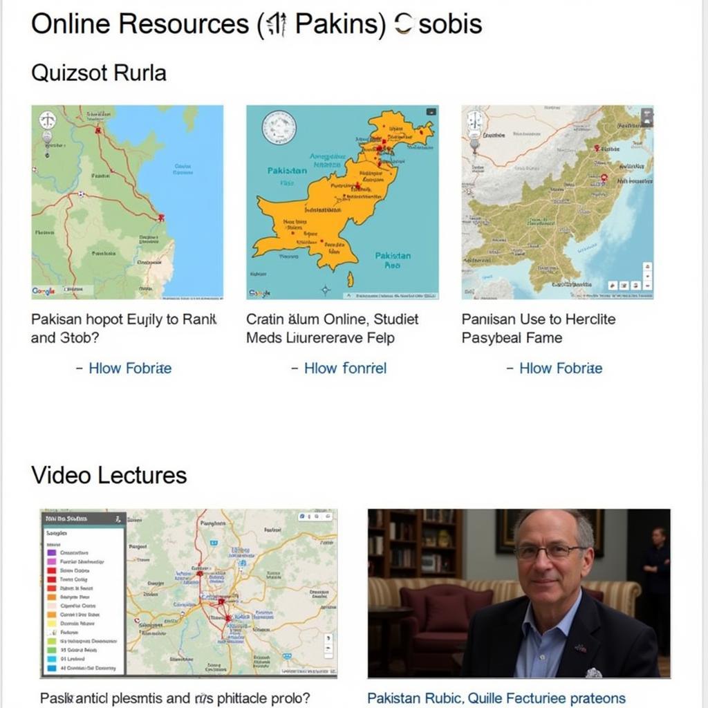 Online Resources for Pakistan Studies