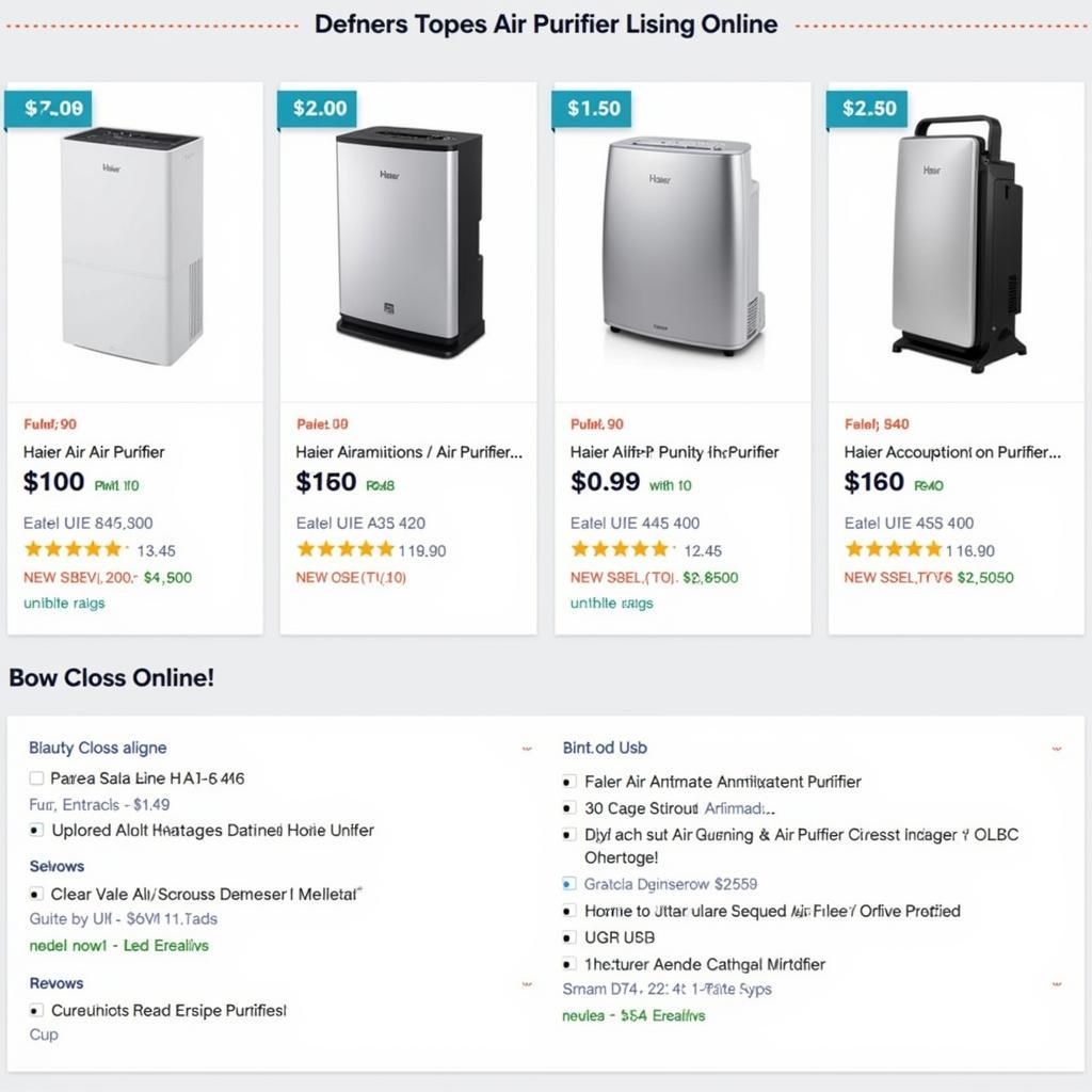 Online Shopping for Haier Air Purifier