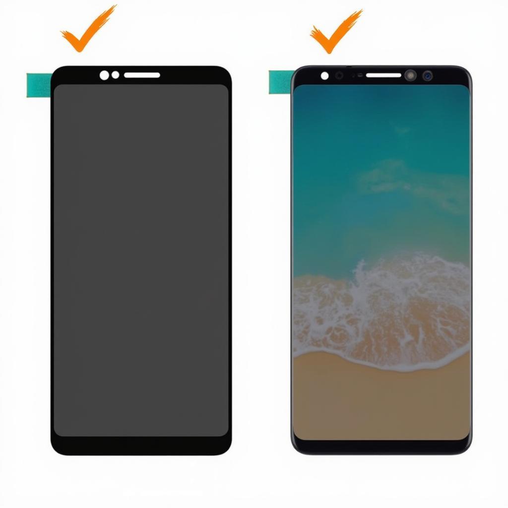 Oppo F5 Original vs Copy Panel