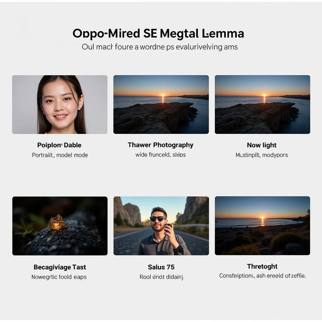 Oppo Reno 7 SE Camera Features