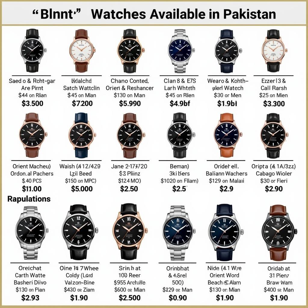 Orient Watch Models Available in Pakistan