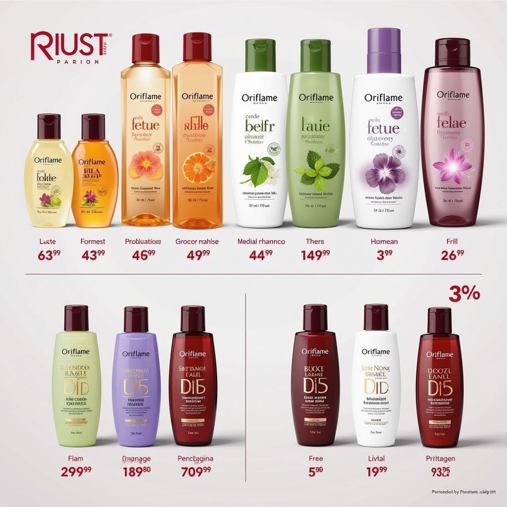 Oriflame Shampoo Range in Pakistan