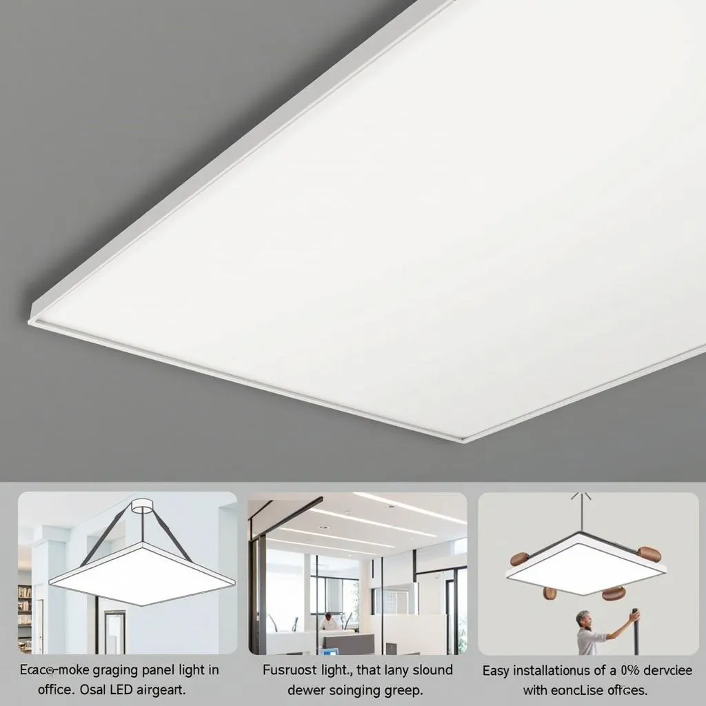 Osaka LED Panel Light Installation in Office