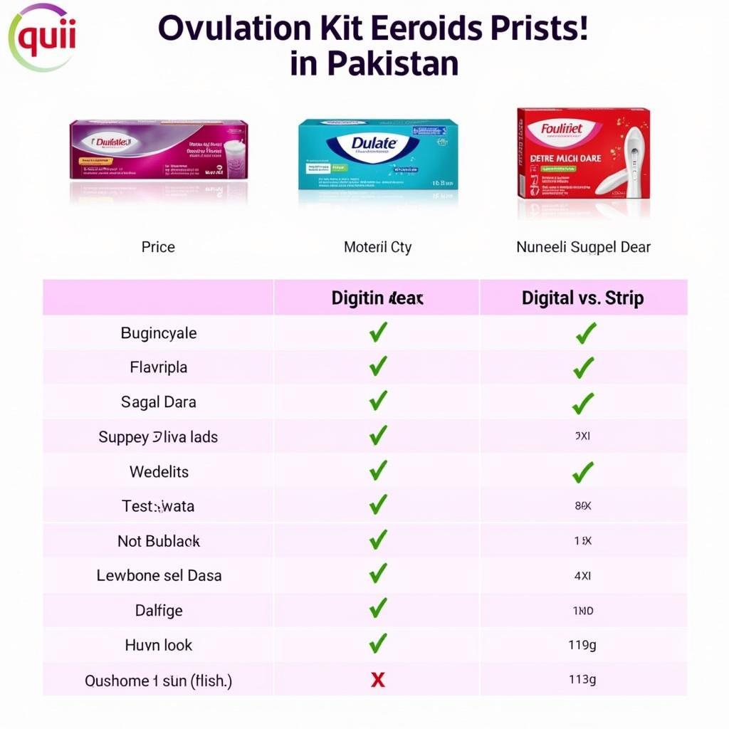 Ovulation Kit Price Comparison in Pakistan