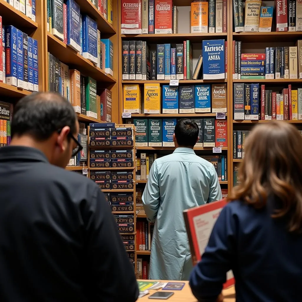 Oxford Dictionary in a Pakistani Bookstore