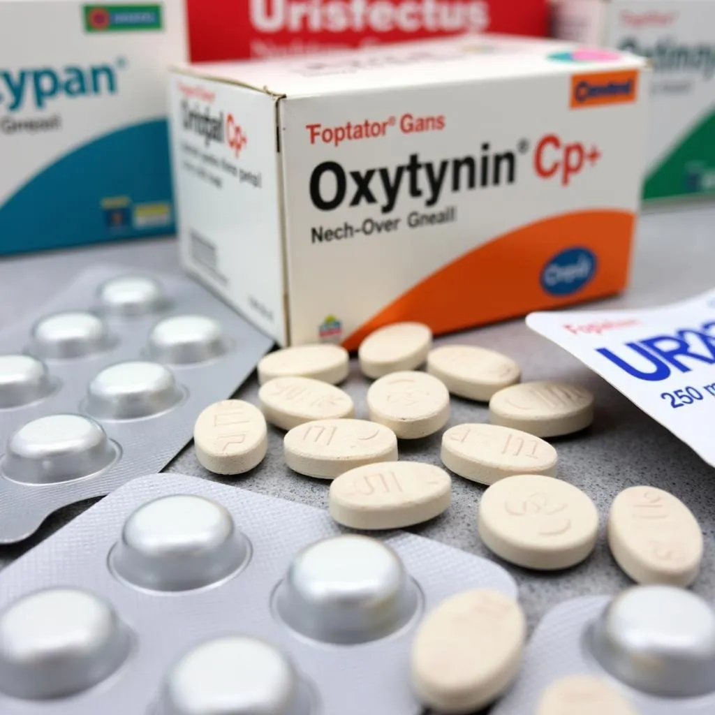 Oxybutynin tablets and packaging