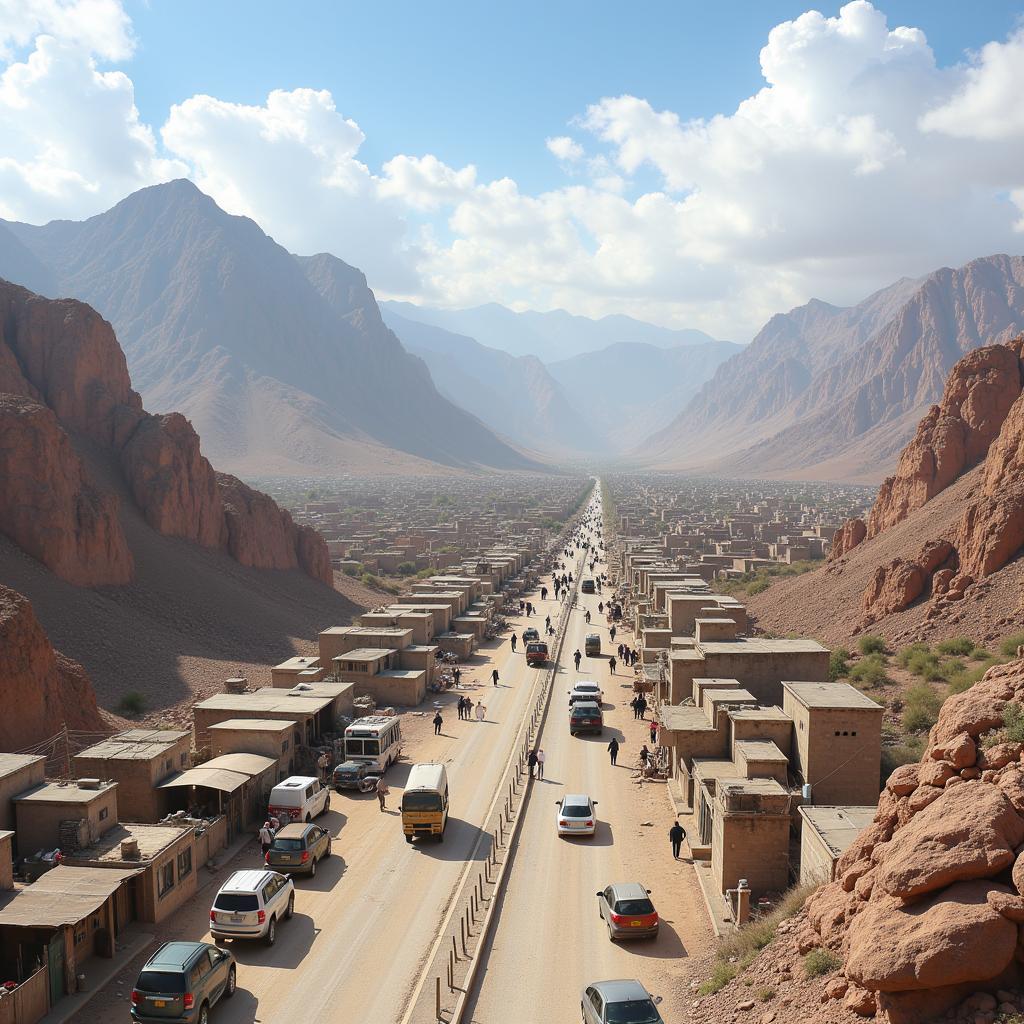 Pakistan-Afghanistan border crossing