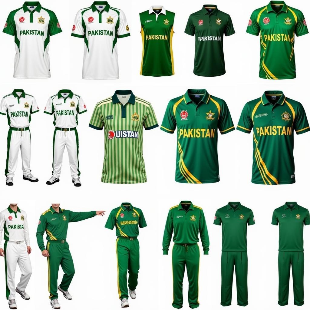 Pakistan Cricket Team Uniform Through the Years