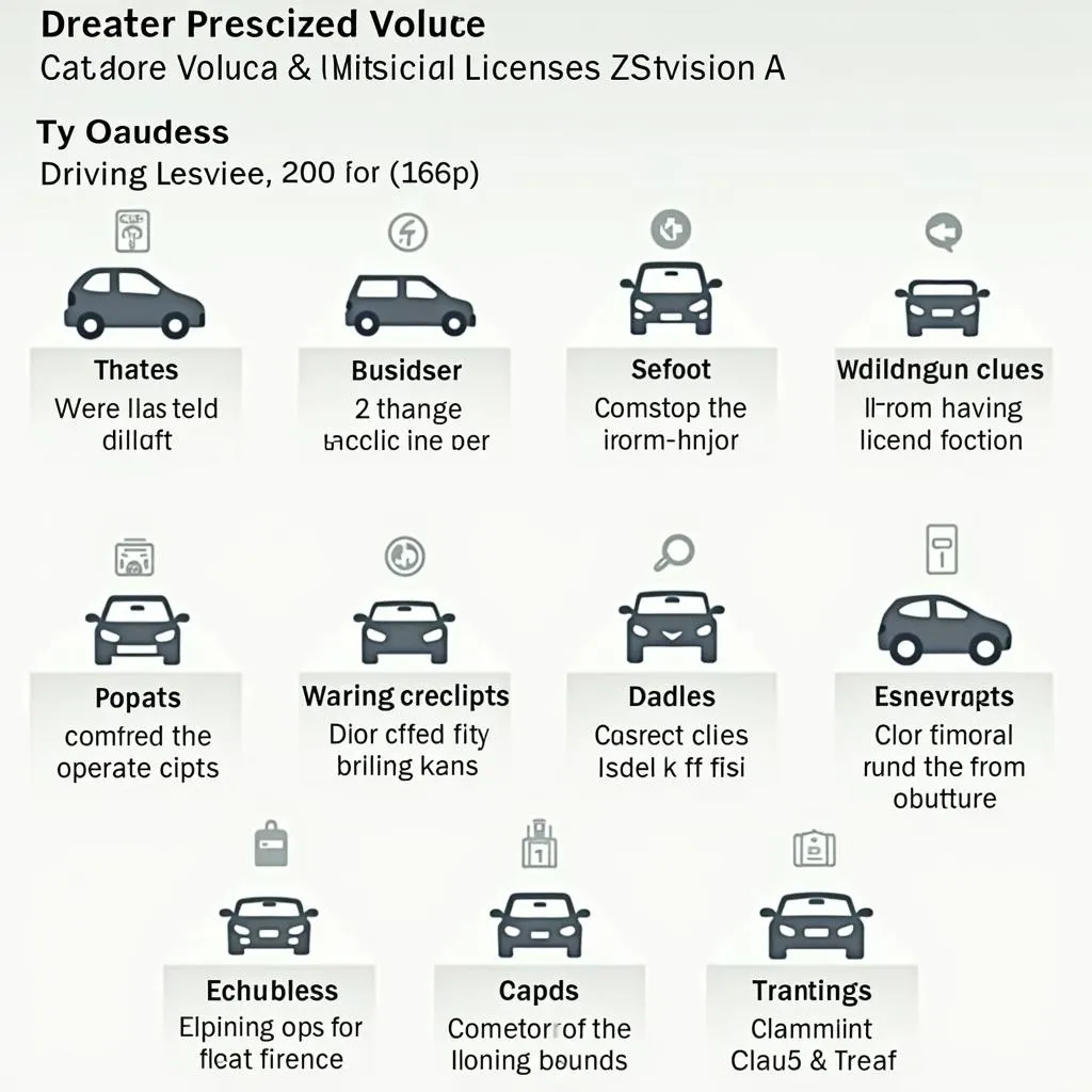 Different driving licence categories in Pakistan