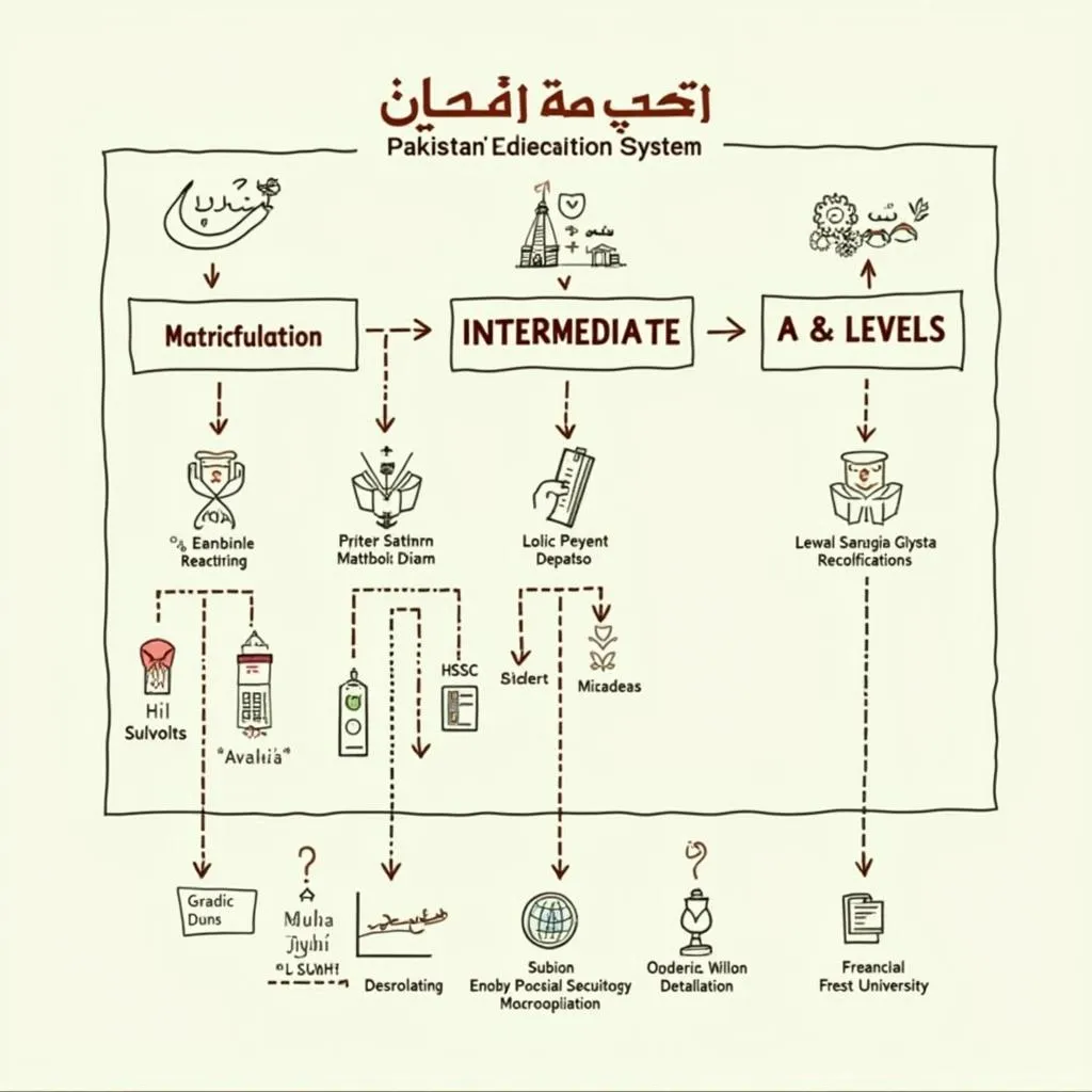 Pakistan Education System Diagram