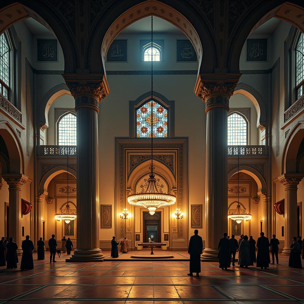 A beautiful mosque in Pakistan, a symbol of faith and community.