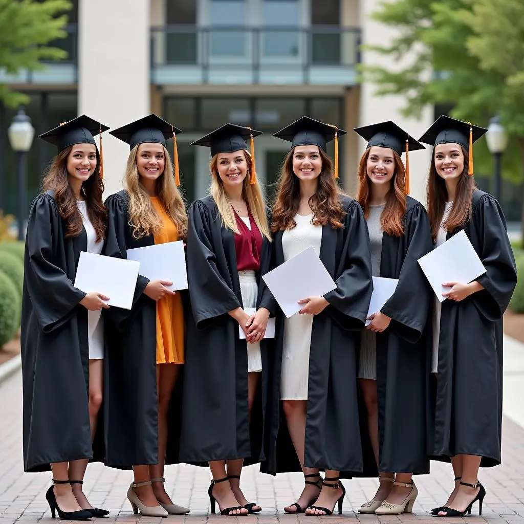 Graduates of a food science program in Pakistan