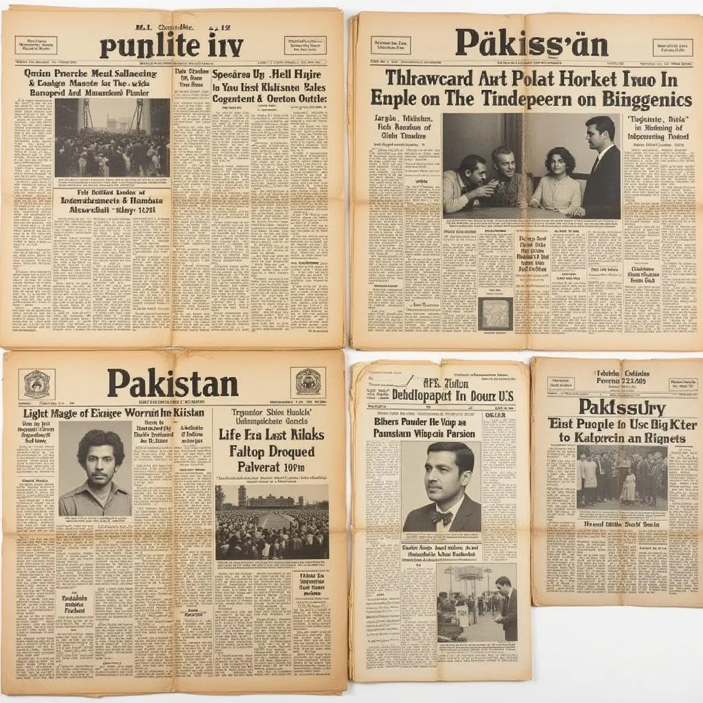 Pakistan independence movement newspapers