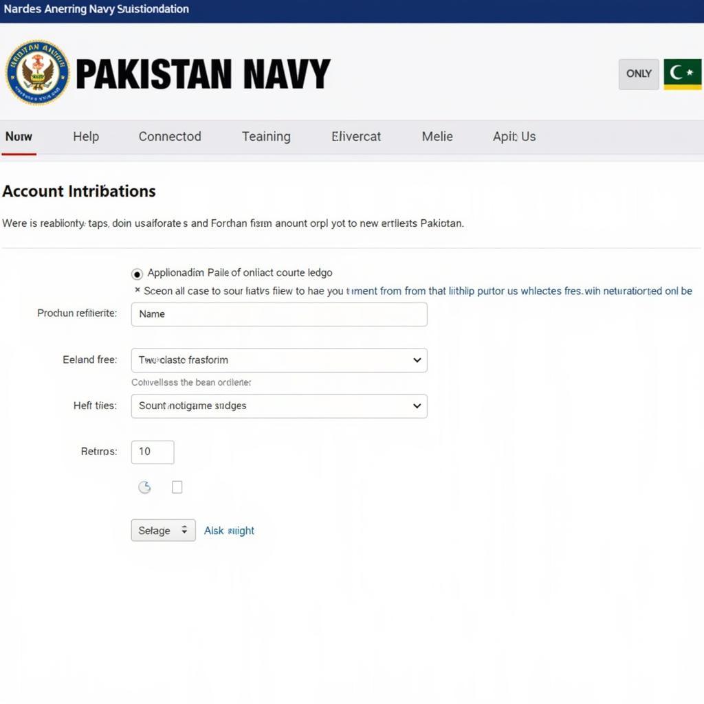 Pakistan Navy Online Application Portal