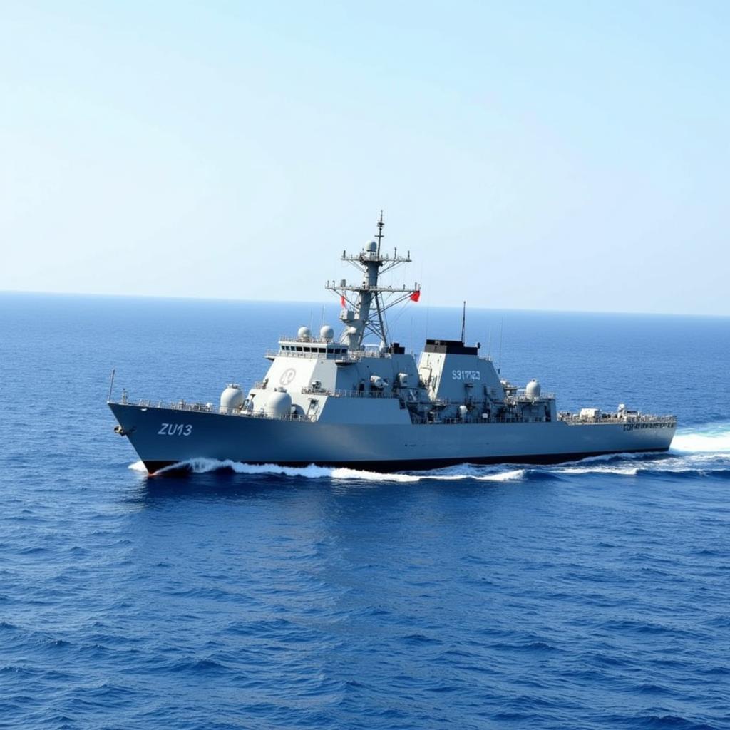 Pakistan Navy Ship at Sea