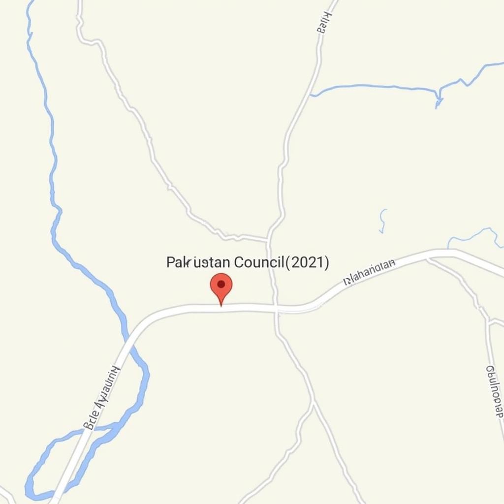 Map showing the location of Pakistan Nursing Council in Islamabad