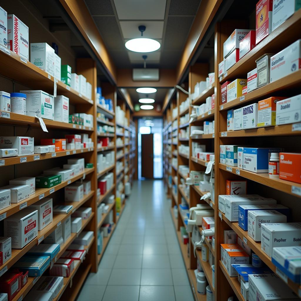 Pharmacy Interior in Pakistan