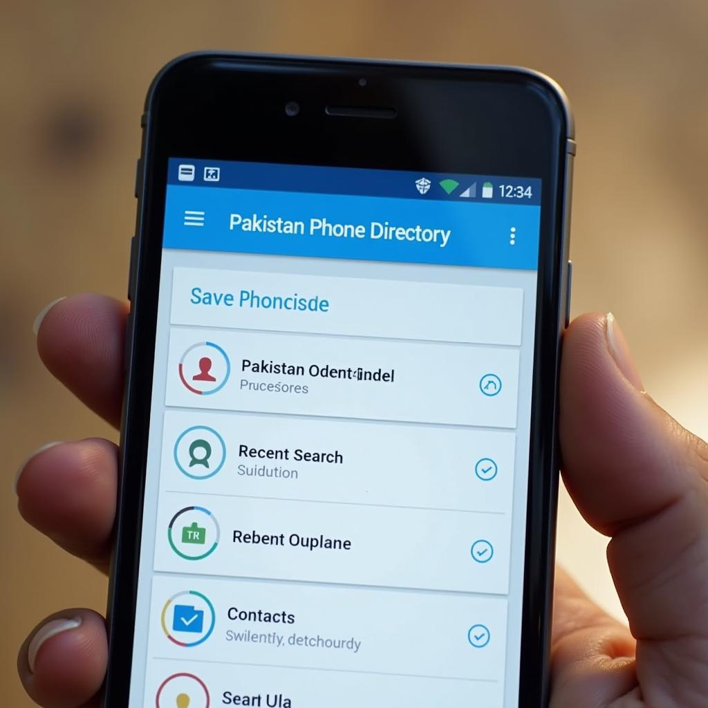 Phone directory app