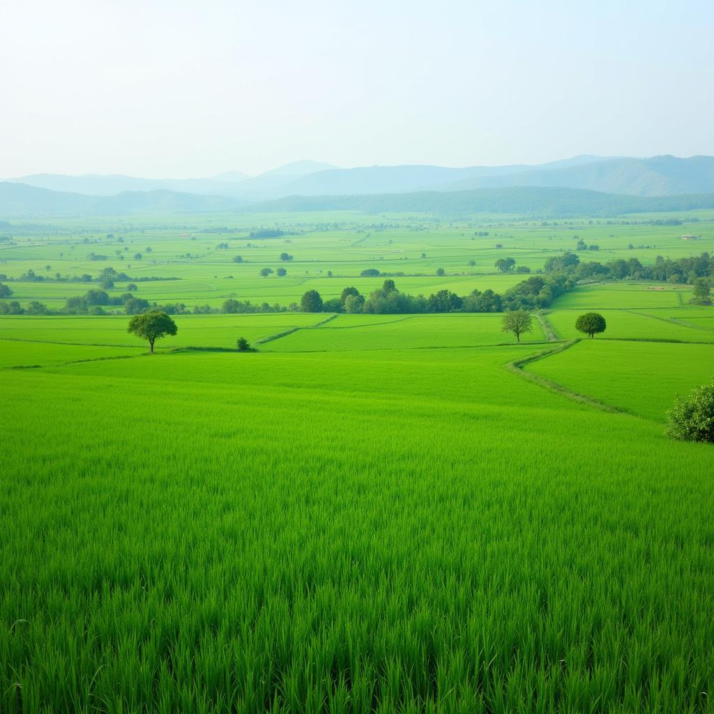 Pakistani Rice Fields