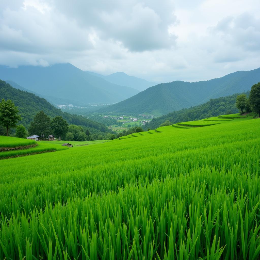 Rice Fields in Pakistan