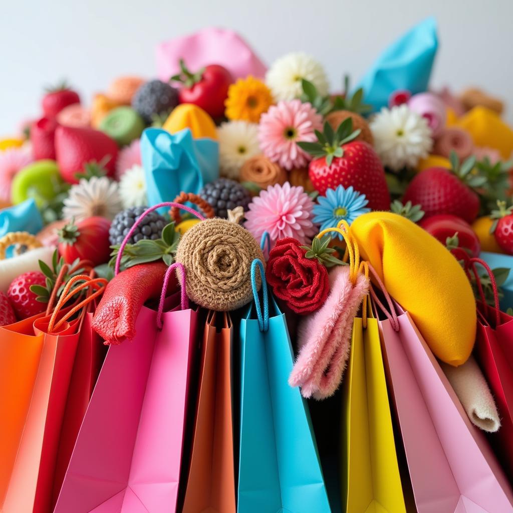 Shopping Bags Filled with Sale Items in Pakistan