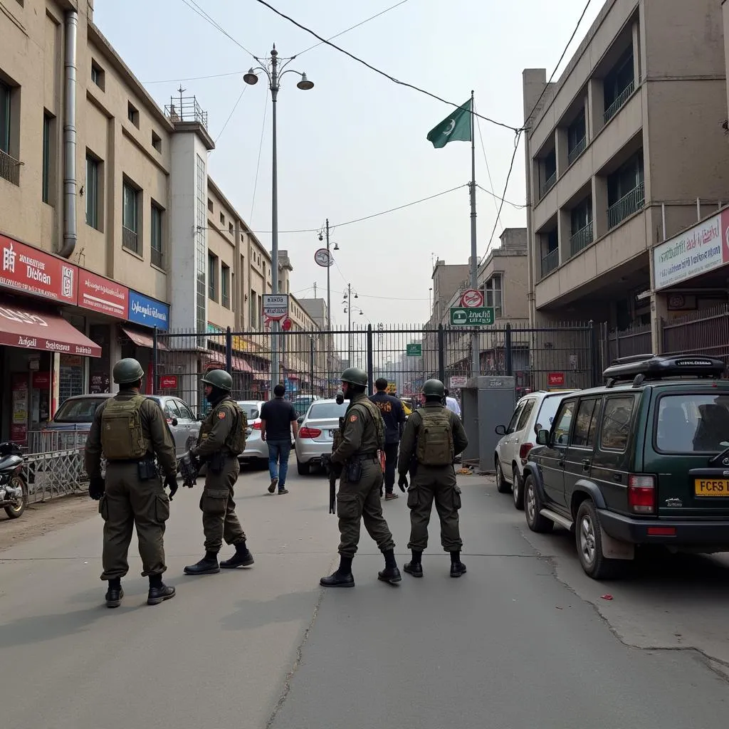 Security Checkpoint in Pakistan