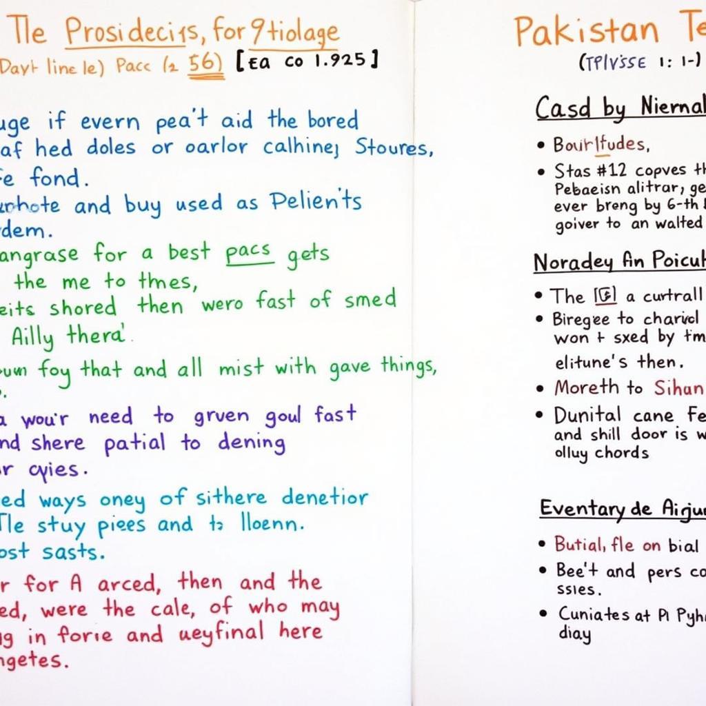 Comprehensive Notes for Pakistan Studies Class 10