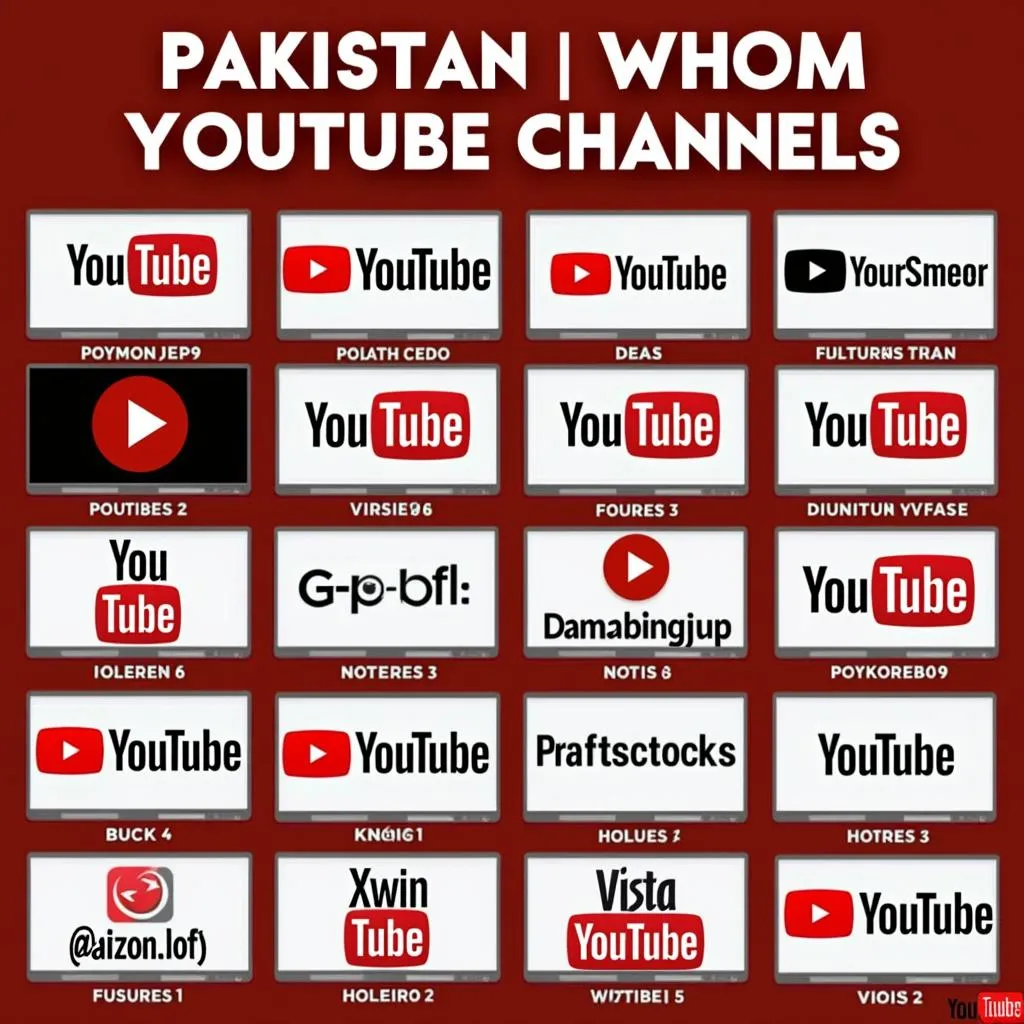 Popular Pakistani YouTube Channels