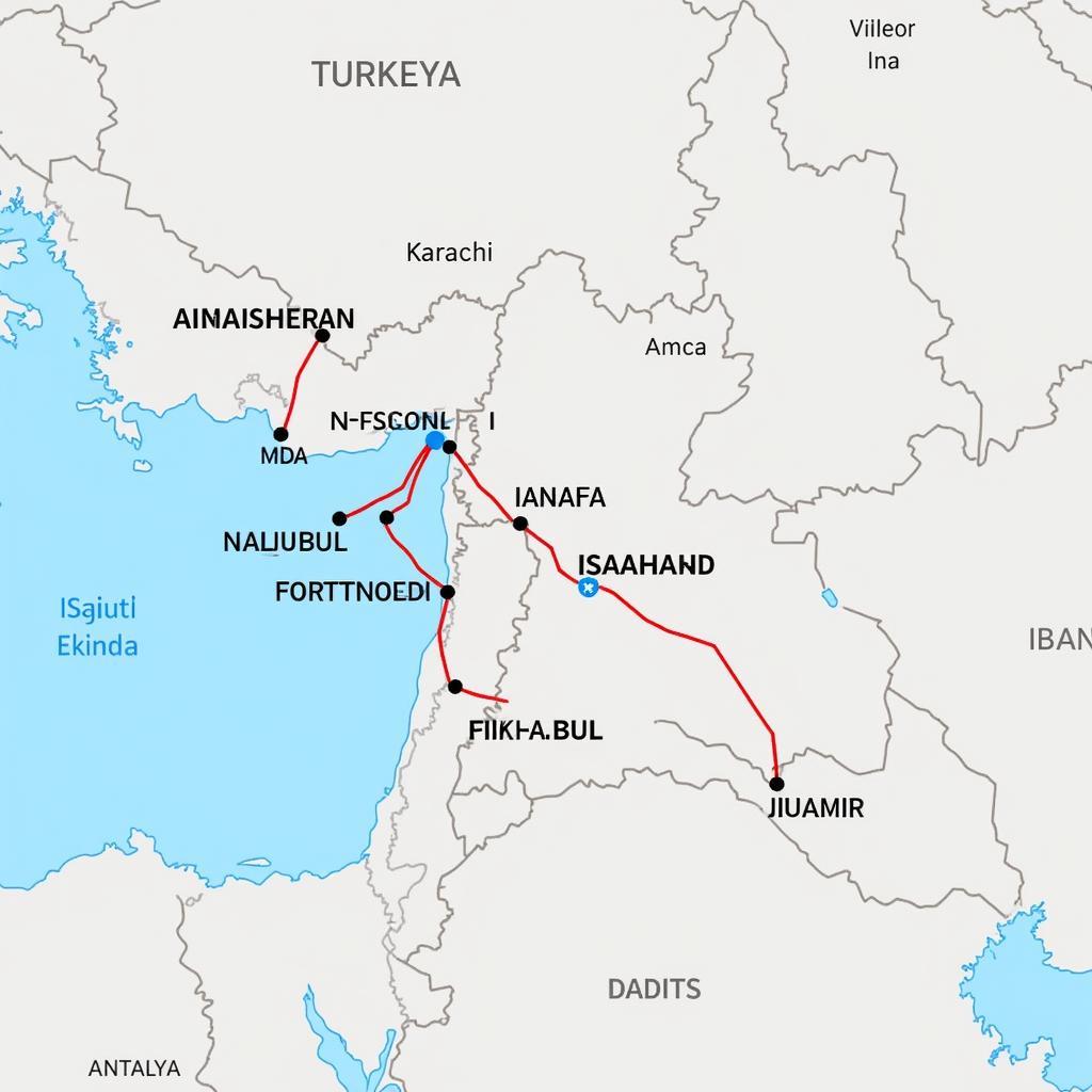 Popular Flight Routes between Pakistan and Turkey