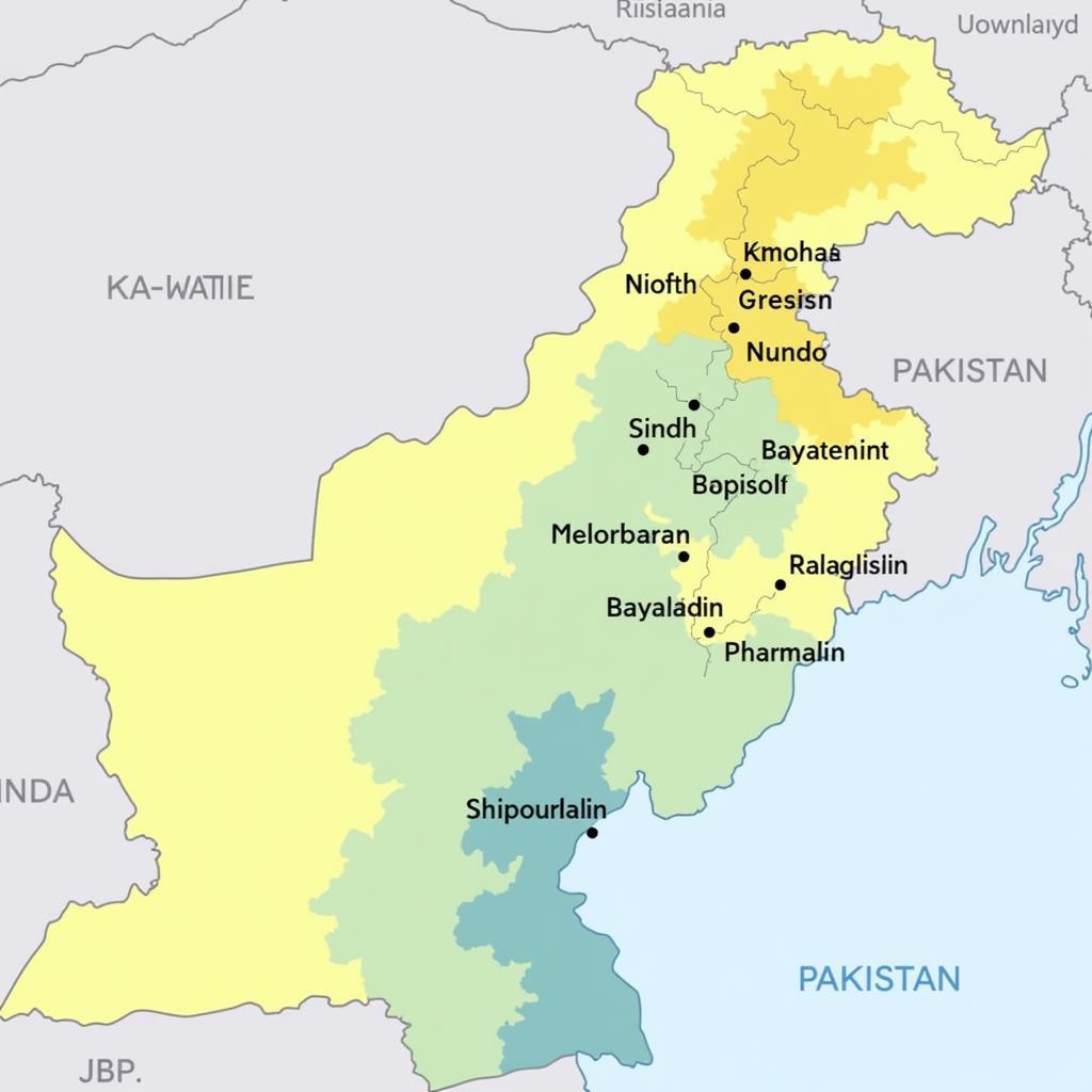 Pakistan Water Scarcity Regions