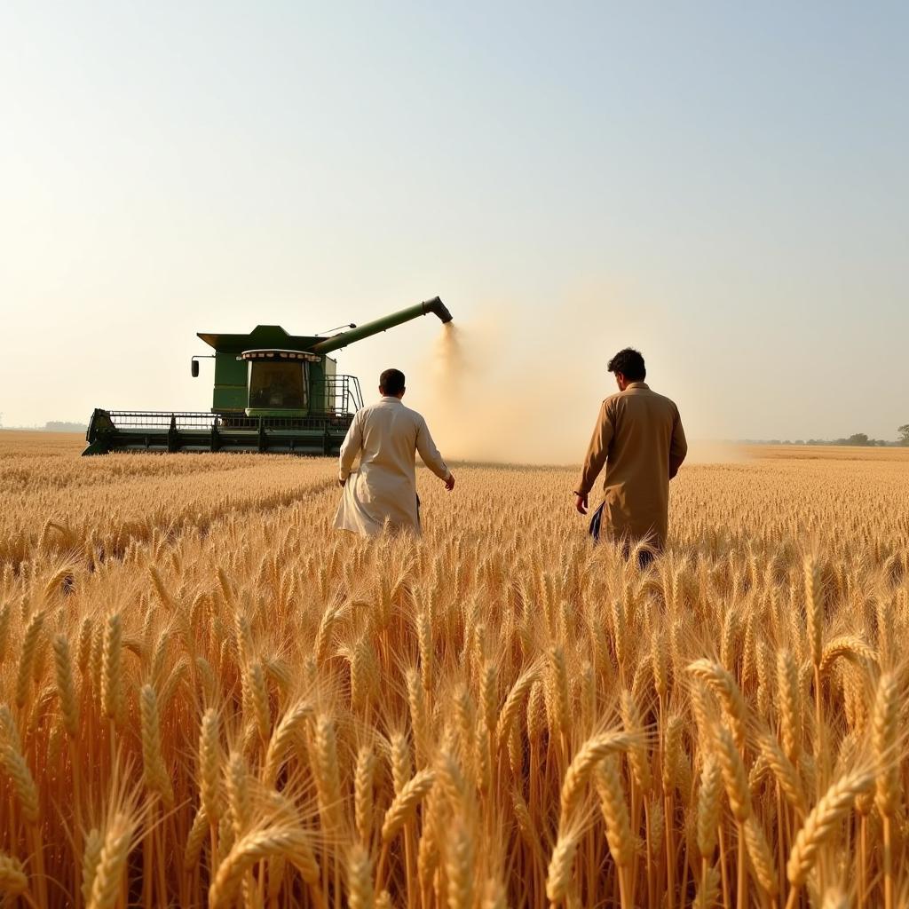 Wheat Harvest in Pakistan