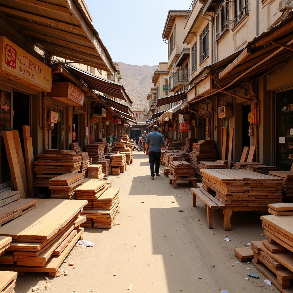 Pakistani Wood Market