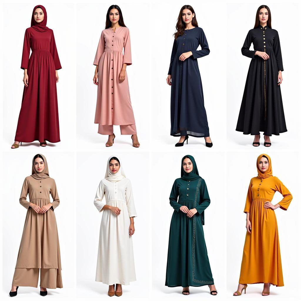 Modern and Traditional Pakistani Abaya Styles