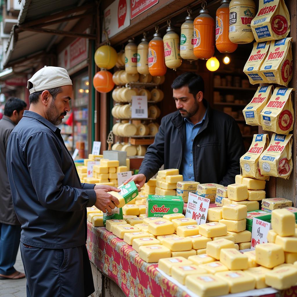 Pakistani Butter Market Scene