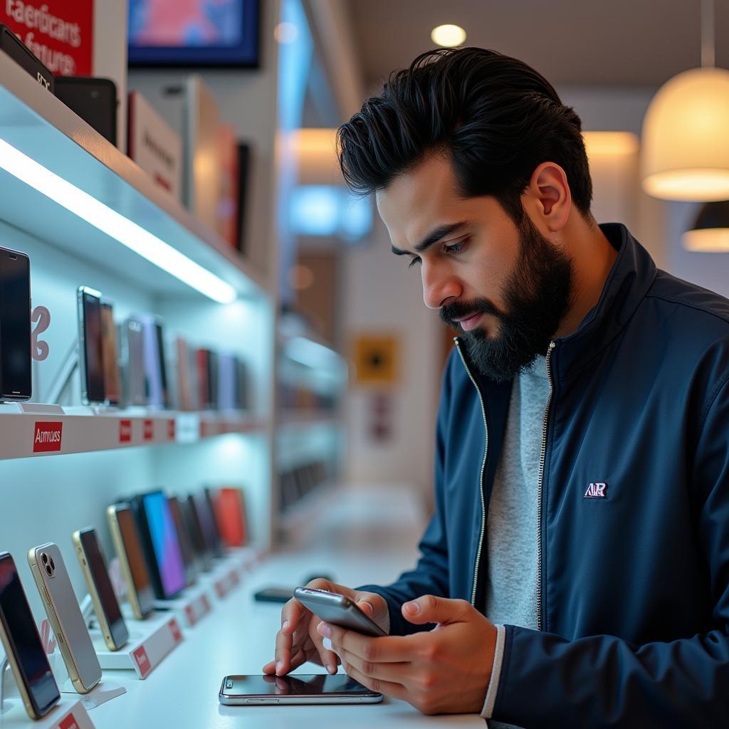 Pakistani Consumer Buying New Phone