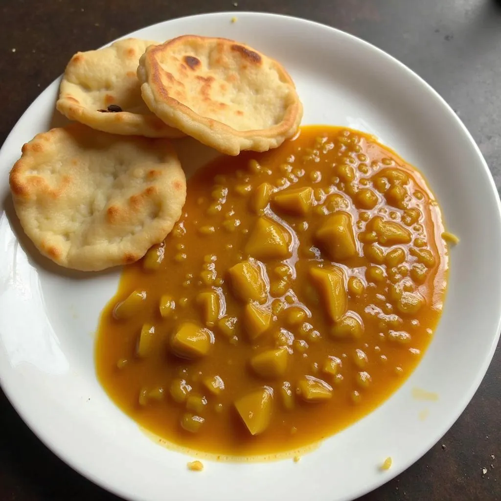 Halwa Puri, a Classic Pakistani Breakfast Dish