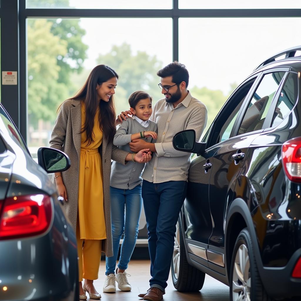 Pakistani Family Buying a Car