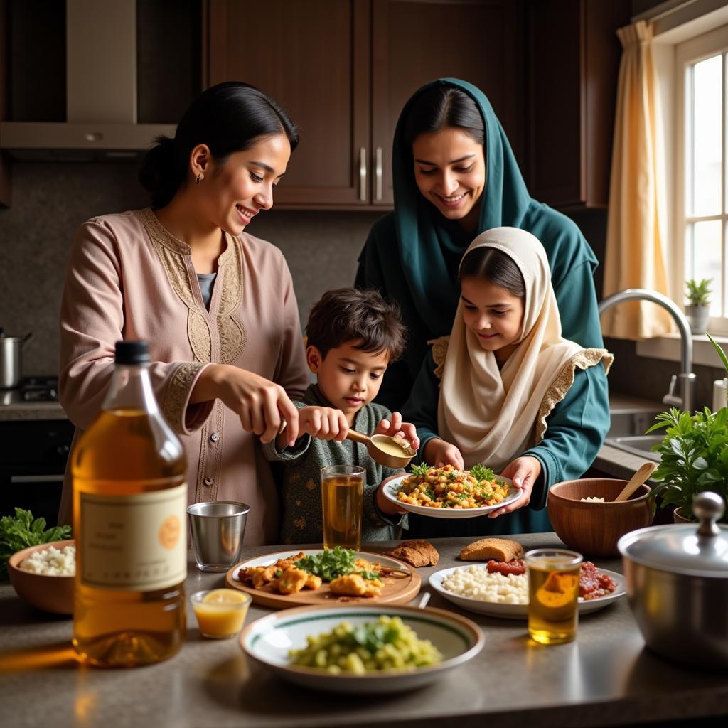 Cooking with Family in Pakistan