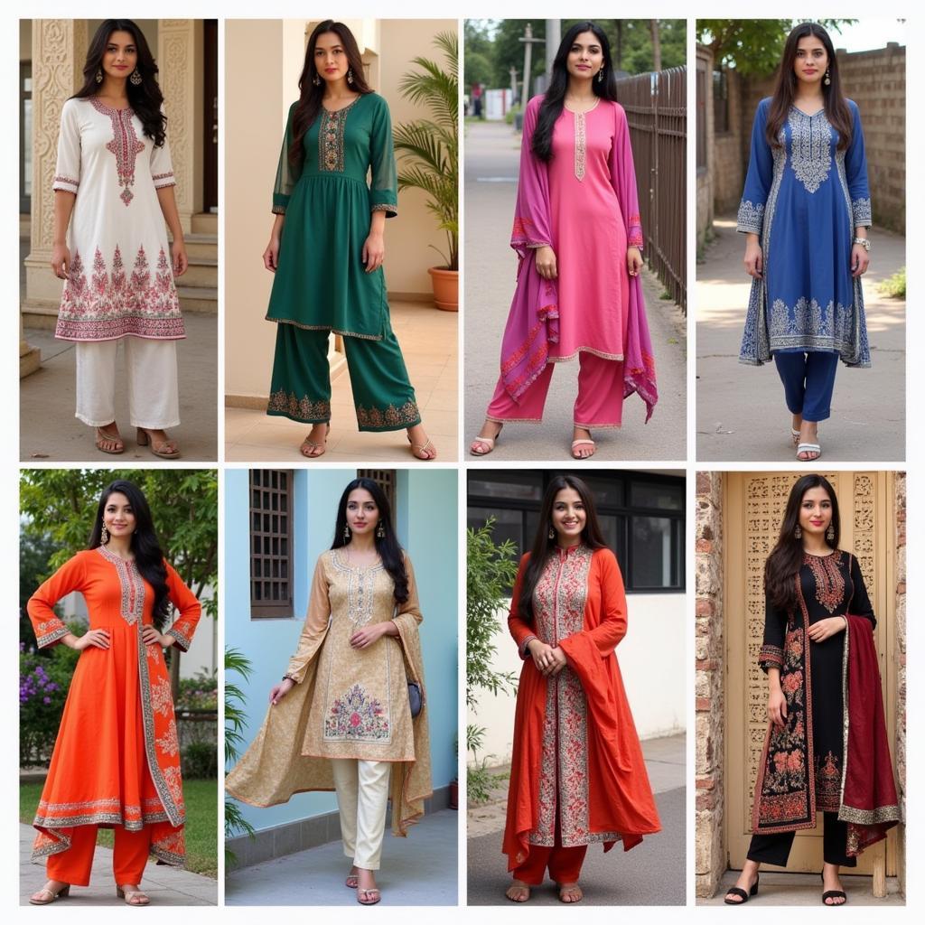 Regional Variations of Pakistani Female Dress