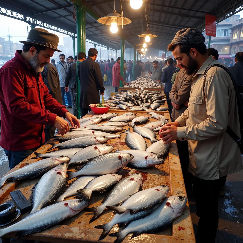 Pakistani Fish Market Tilapia