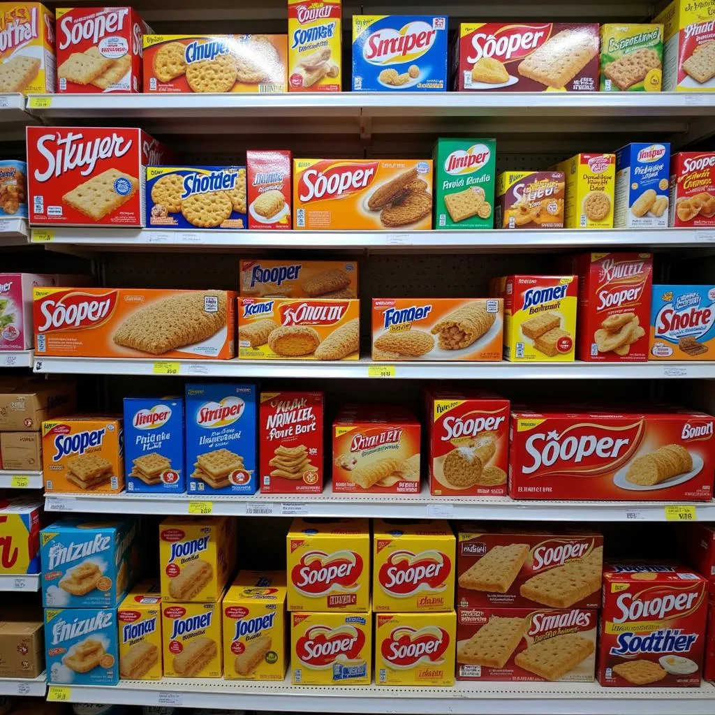 Pakistani Grocery Store Biscuit Aisle