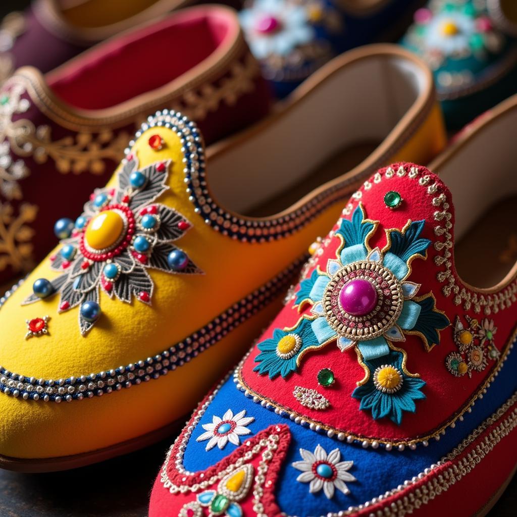 Traditional Pakistani Khussa Designs